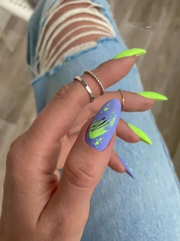 Bright Nails Ideas 2023| Bad Bunny Nails Ideas