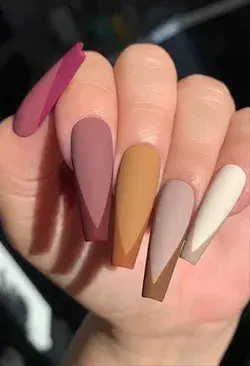 nail designs fall short dip