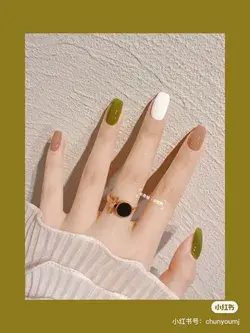 2023 spring nail ideas yaz tırnakları green nails ideas yeşil oje fikri