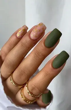 25 Chic Olive Green Nails You’ll Want To Get For Your Next Mani