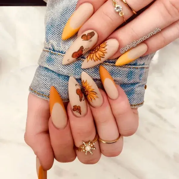 Summer Nail | 21 Cute and Simple Spring Nail Art Ideas | Summer Nails Inspo