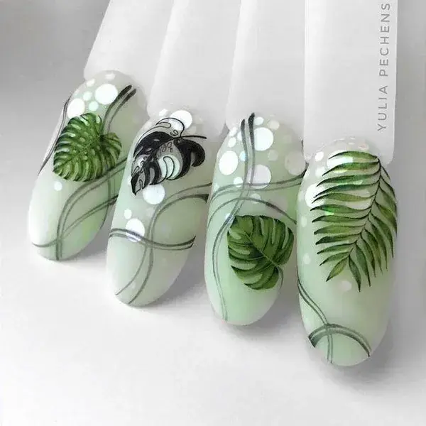 63 Cute April Nails of 2023 and Summer Nail Ideas You  2023 | Beach Nails Art