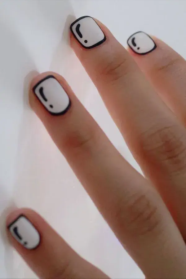 40+ White Korean Nail Art Perfect for Every Season | Kbeauty Addiction