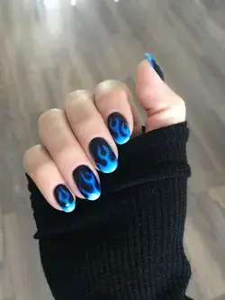 Nail art on fire