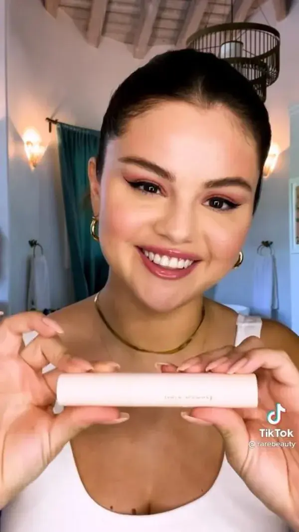 selena gomez for rare beauty (TikTok)