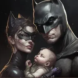 Batman and Catwoman daughter