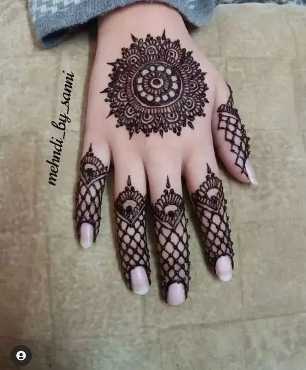 New goll tikki mehndi designs ideas 2022