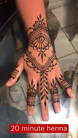 20 minute henna