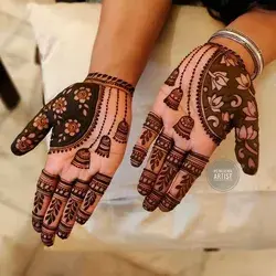 Latest Arabic mehndi designs.