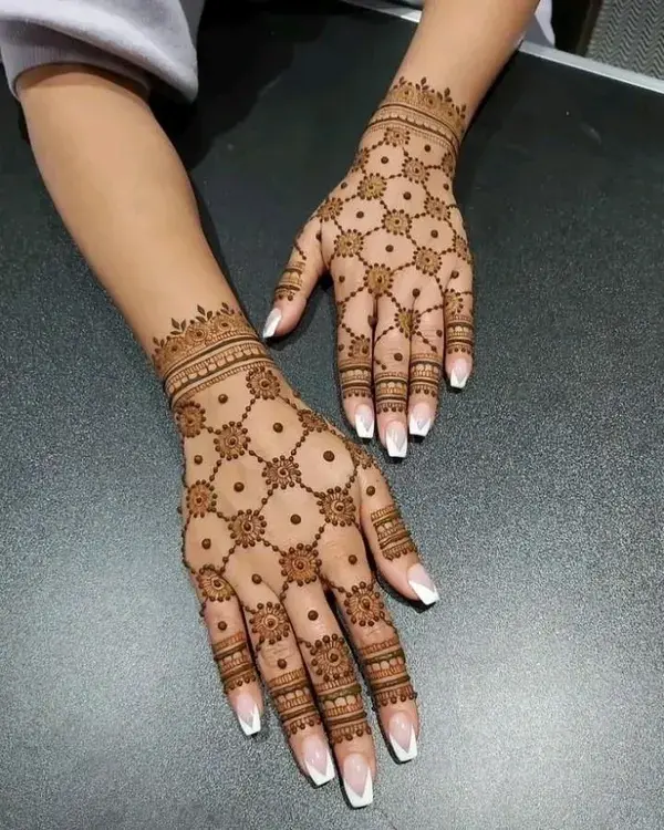 Back hand mehandi designs