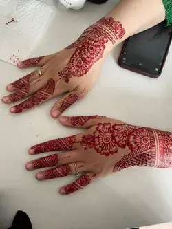 gorgeous henna design , done by me