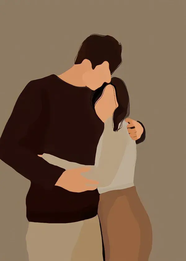 Couple illustration