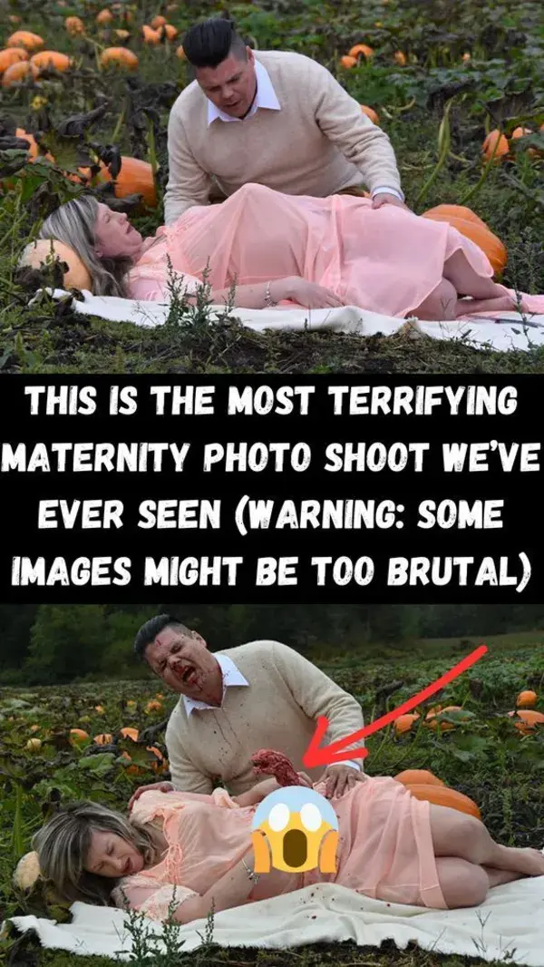 This Is The Most Terrifying Maternity Photo Shoot We’ve Ever Seen (WARNING: