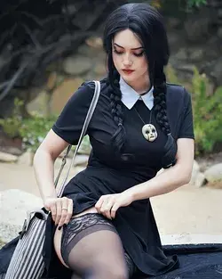 Wednesday Addams ~ Candy Lion Cosplay