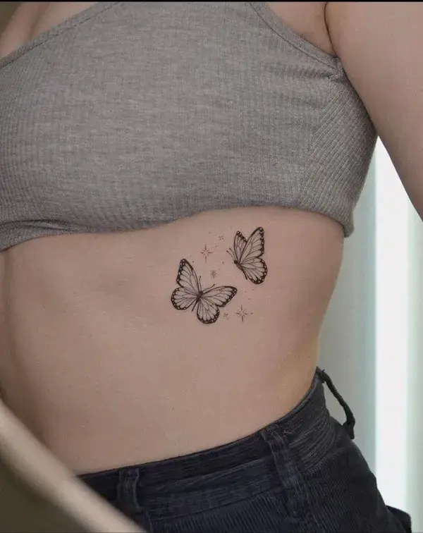Butterfly tattoos 
Navkar tattoos indore