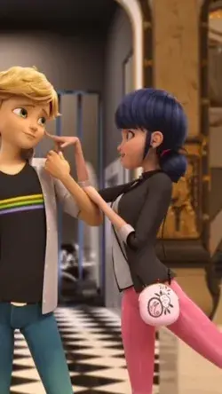 Wait, is Adrien‘s wax statue? 😅