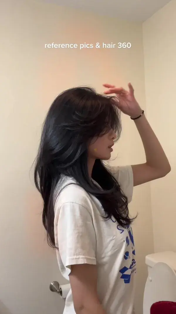 Wondering how to cut and style Korean side bangs?