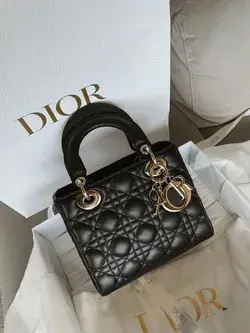 Lady dior bag size small ABC