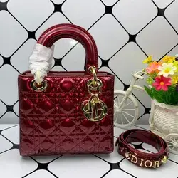 PATENT LADY DIOR BAG