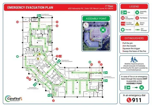 Evacuation plan