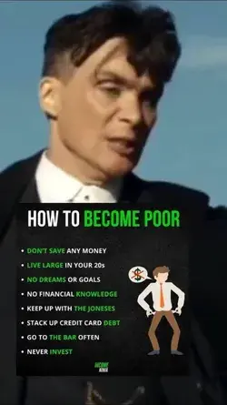 Want to be POOR???