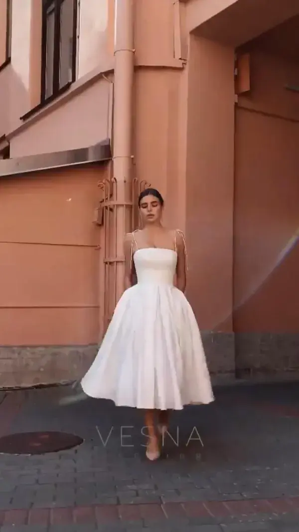 Midi wedding Dress