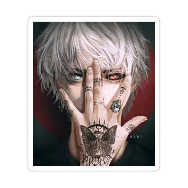 Ken Kaneki Sticker by Langa23