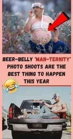 Beer-Belly 'Man-ternity' Photo Shoots Are The Best Thing To Happen This Year