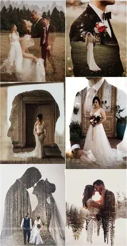 Wedding Trends 2020: Double Exposure Engagement & Wedding Photography Ideas