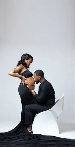 Black Love Maternity Shoot | Maternity Shoot Dresses