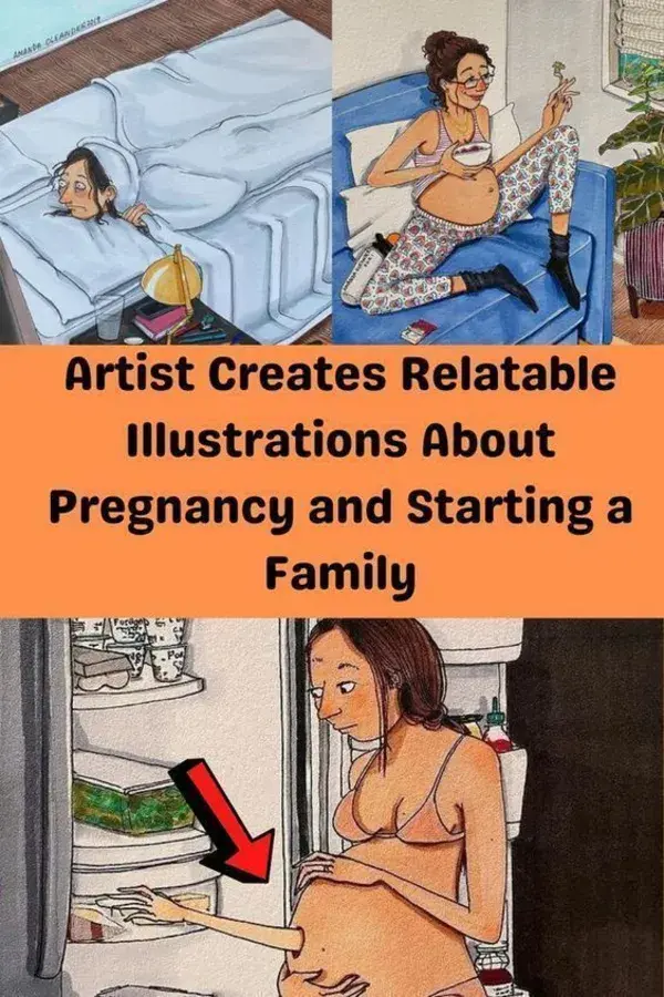 Artist Creates Relatable Illustrations About Pregnancy and Starting a Family