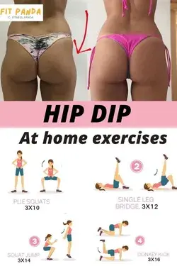 HIP Dip At home exercises