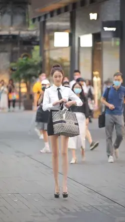 Asian Street Fashion in Luzhou, China