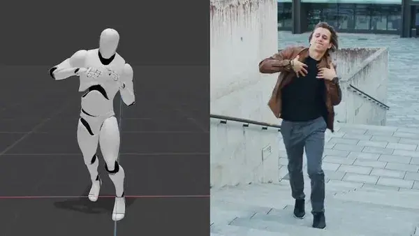 Plask, a web-based, AI-powered 3D animation editor and motion capture tool