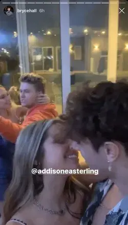 Addison and Bryce getting their ny kiss