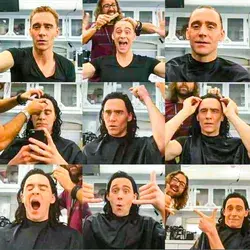 Tom Hiddleston virando o Loki