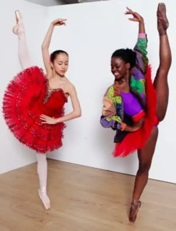 Miko Fogarty and Michaela dePrince