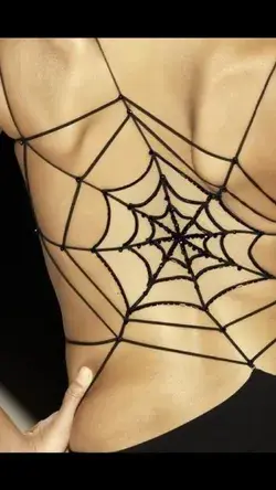Crochet top spider 🕷️ web 🕸️