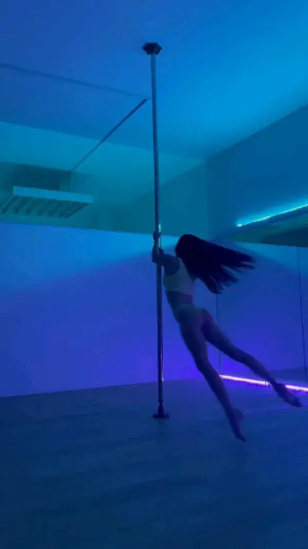 Pole dance balance pole tricks | intermediate pole | pole dancing