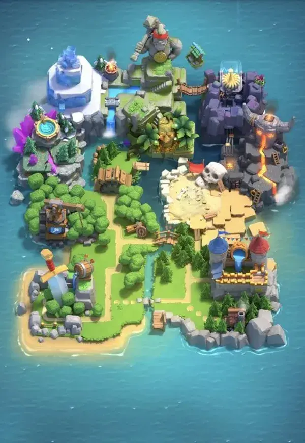 Clear picture of Island on Clan Wars