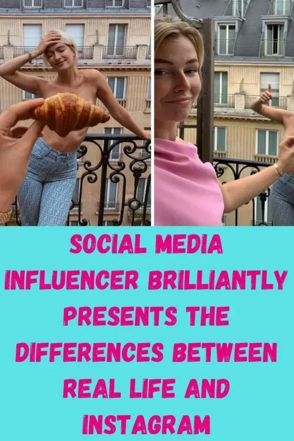 Social Media Influencer Brilliantly Presents the Differences Between Real Life and Instagram
