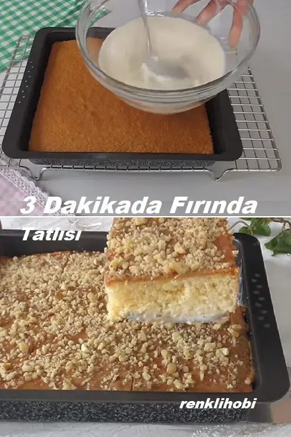 3 Dakikada Fırında Tatlısı