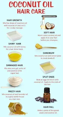 10 Amazing Ways To Use Coconut Oil For Healthy Hair And Scalp #Hairandskincare Hair Care