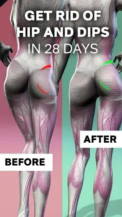 Get rid of hip and dips in 28 days 😍