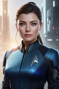 Beautiful Star Fleet Officer