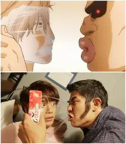 Sunakawa x Takeo (Ore Monogatari) - Anime vs Live Action