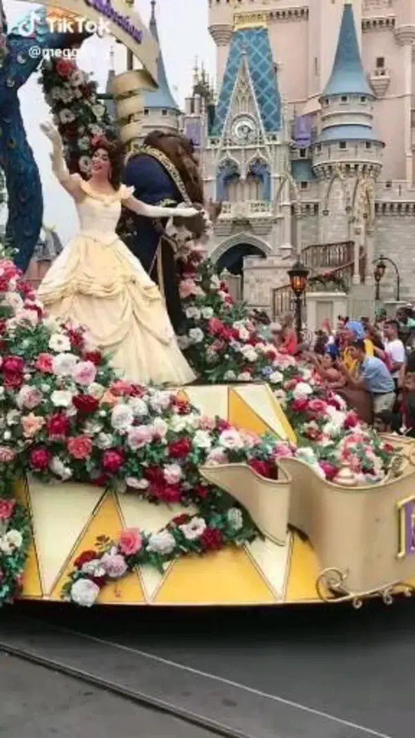 Disney Princess in street 