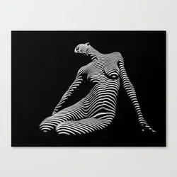 Silhouette Of Nude Woman