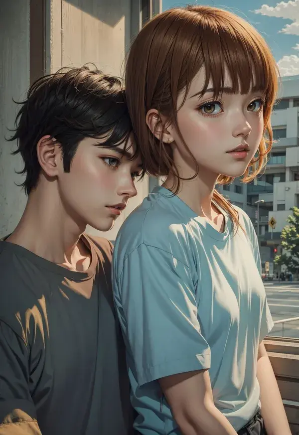 Couple made using ai