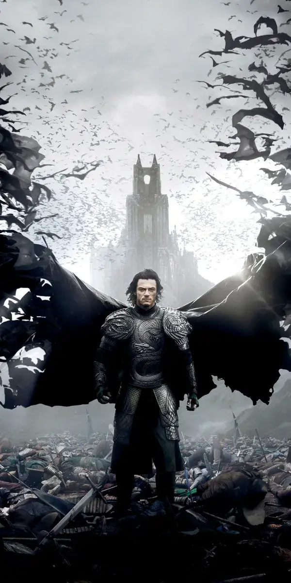 Dracula Untold, Luke Evans, 2014 movie, vampire, bats wallpaper